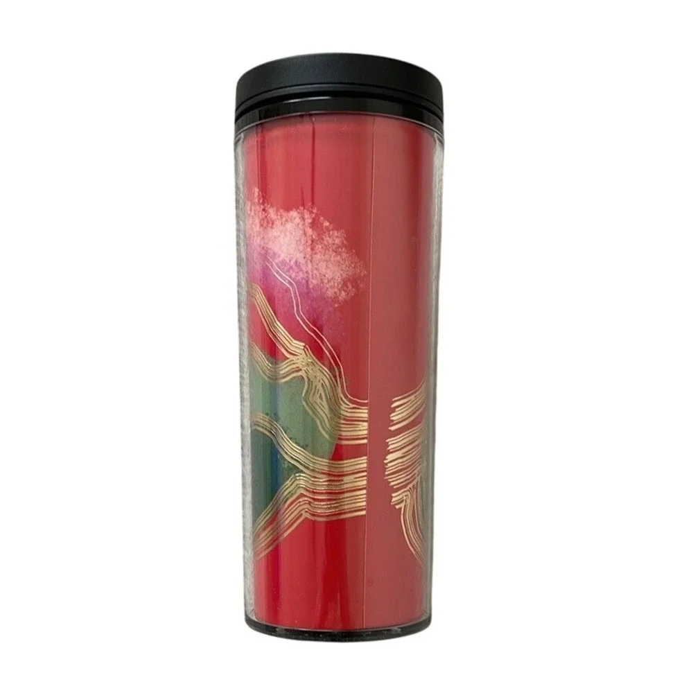 2022 Starbucks Christmas Plastic Tumbler NEW! 16 oz‎